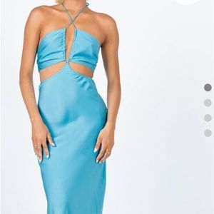 Satin gown 🐬🌀🦋